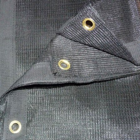 XTARPS CORPORATION. Xtarps, , 70% Shade Cloth, Shade Tarp, 6'W x 14'L, Black MN-MS70-B0614